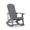 Flash Furniture Gray Poly Resin Adirondack Style Rocking Chair JJ-C14705-GY-GG - alternate 1